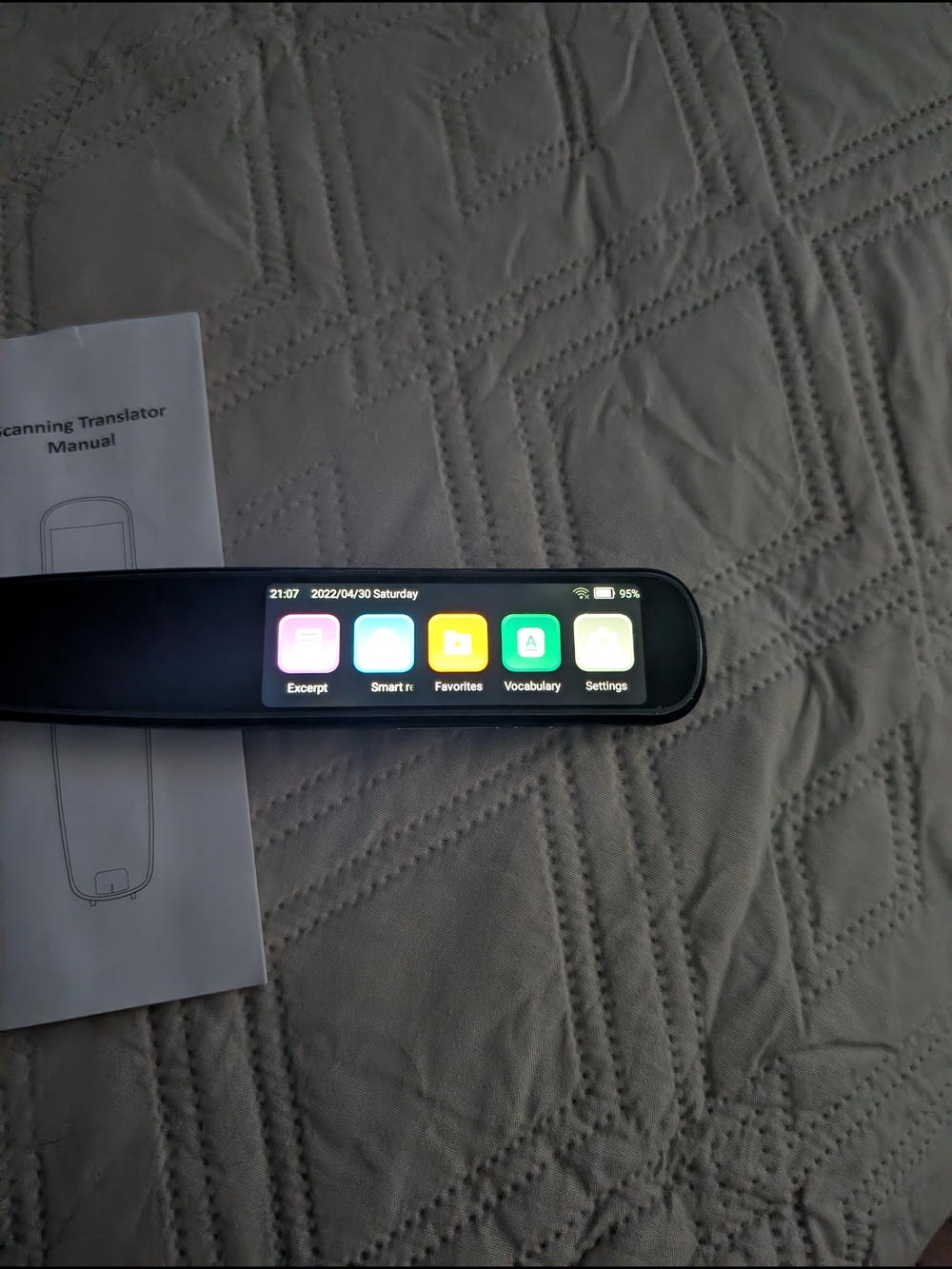 Handheld Digital Scanner Translator - Black